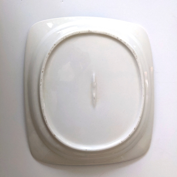 Blue Dragon / Phoenix Cheng's(Unmarked) Wht. Jade RectanglePlate 1of2 Never Used - Picture 5 of 5